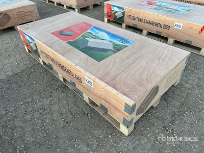 2025 Agriquip SG1420 20 ft x 14 ft Single Garage Metal (Unused)