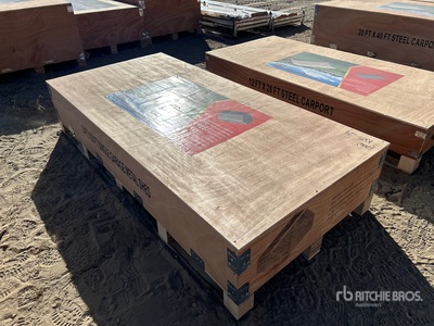2025 Agriquip SG1420 20 ft x 14 ft Single Garage Metal (Unused)