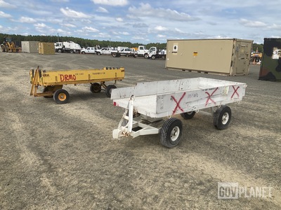 (2) Platform Warehouse Cart Trailers