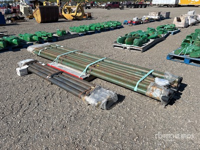 Quantity of (16) Sandvik 780 3.5 in O.D. x 4 m Drill Steel Lengths