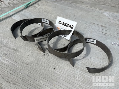 Quantity of (5) Epiroc Red Lock Wear Rings Varios
