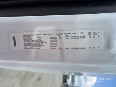 2019 Freightliner Cascadia 126 6x4 T/A Sleeper Truck Tractor