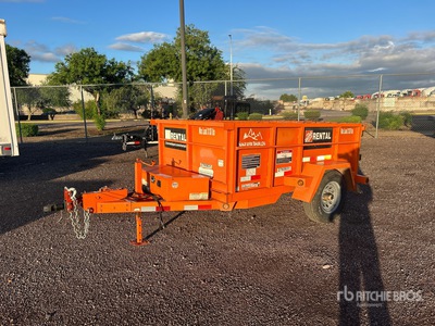 2019 Snake River DMP58 8 ft T/A Remolque Bañera Ligero