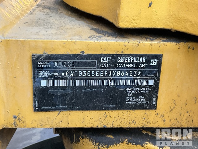 EXCAVADORA 2016 CATERPILLAR 308E2CR