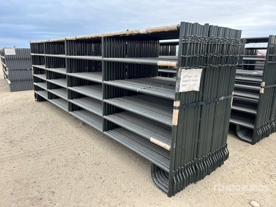 Quantity of (24) 18 ft x 5 ft 6 in (1 5/8" tubing) Livestock Panel