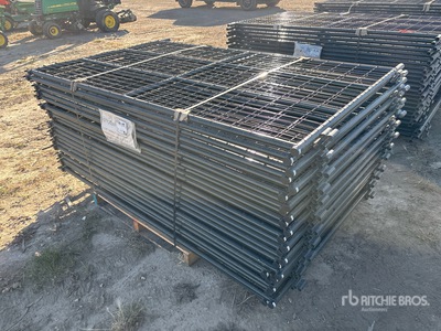 Quantity of (24) 7 ft x 4 ft Livestock Panel (Unused)