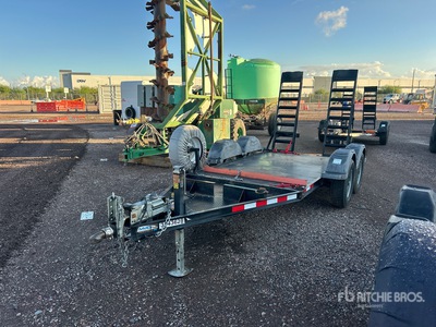 2017 MMDI 510RCMPH 10 ft T/A Remolque Portamaquinaria