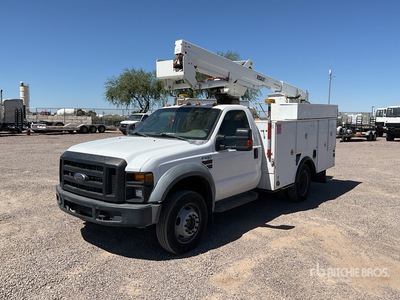Versalift SST37 on 2008 Ford F-550 XL 4x4 Camion de cubo