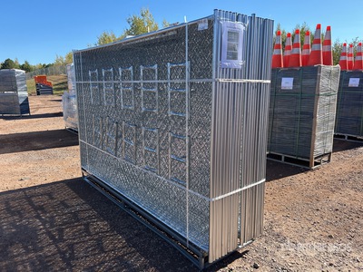 Quantity of (20) 2025 Suihe SF-D-20 10 ft x 6 ft Temporary bouw hek (Unused)