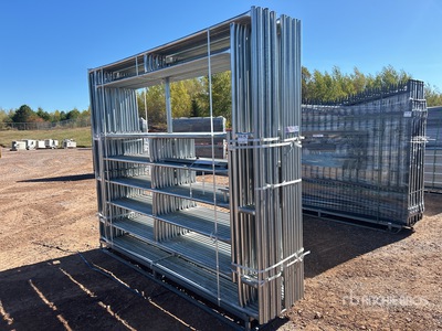 Quantity of (14) 2025 Suihe SP10-14G 10 ft Powder Coated Corral Livestock Gate (Unused)