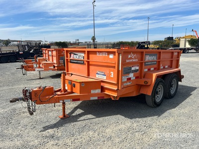 2019 Snake River DMP610 10 ft T/A Dump Utility Trailer
