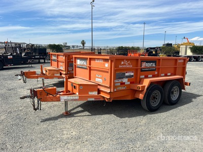 2019 Snake River DMP610 10 ft T/A Dump Utility Trailer