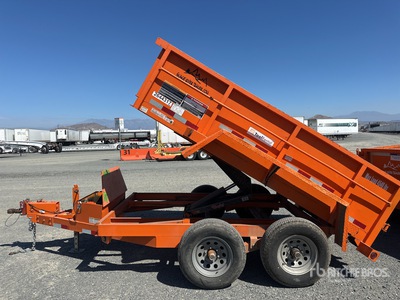 2018 Snake River DMP610 9 ft 8 in T/A مقطورة تفريغ خفيفة