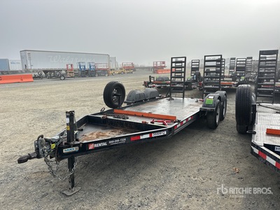 2018 MMDI 614SLTD 14 ft T/A Remolque Portamaquinaria