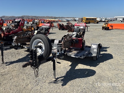 Barreto E924HM-4MS Walk Behind Trencher w/ Barreto Trailer