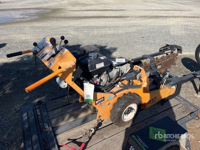 Barreto E924HM-4MS Walk Behind جرافة الحفر w/2018 Barreto E4X6TBT Trailer