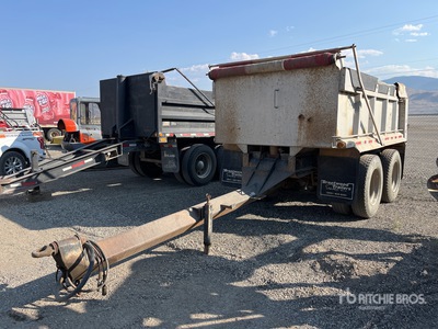 2002 Brentwood 13 ft 6 in T/A Pup Dump Trailer