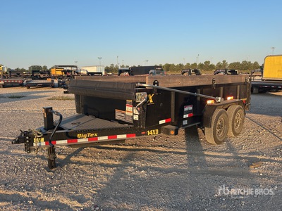 2024 Big Tex 14XD 14 ft T/A Tipping Utility Trailer