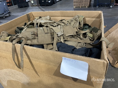 Military Gear Lot – 340 lbs – 49x41x47