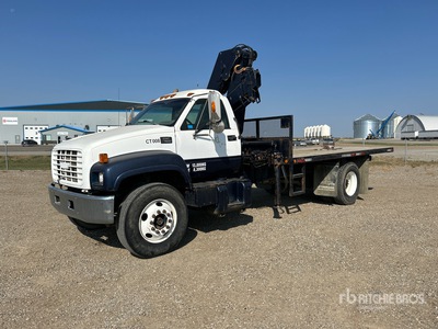1995 Hiab 125 52 kg Knuckle Boom on 1997 GMC C7500 4x2 Kranwägen