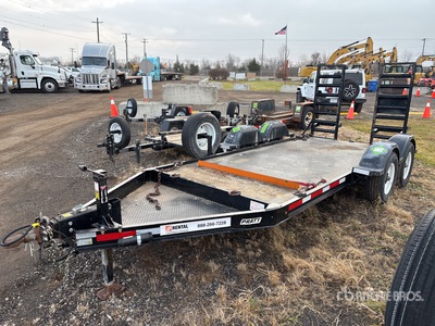 2022 Pratt CP0614 14 ft T/A Remolque Portamaquinaria
