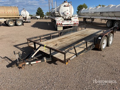 2013 Hiebco 16 ft T/A Equipment Trailer
