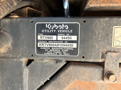 2009 Kubota RTV900 Pojazd użytkowy