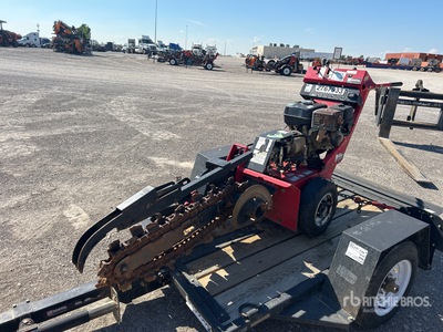 2019 Barreto E924HM-4MS Walk Behind Trencher w/ Barreto Trailer