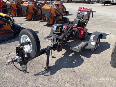 2019 Barreto E924HM-4MS Walk Behind Zanjadora w/ Trailer