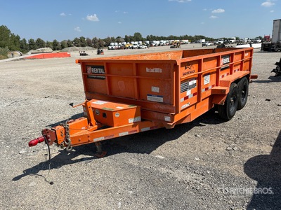 2019 Snake River DMP714 14 ft T/A Remorque à Benne Utilitaire