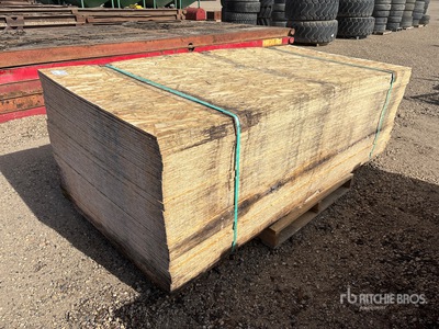 Quantity of 8 ft x 4 ft OSB Lumber