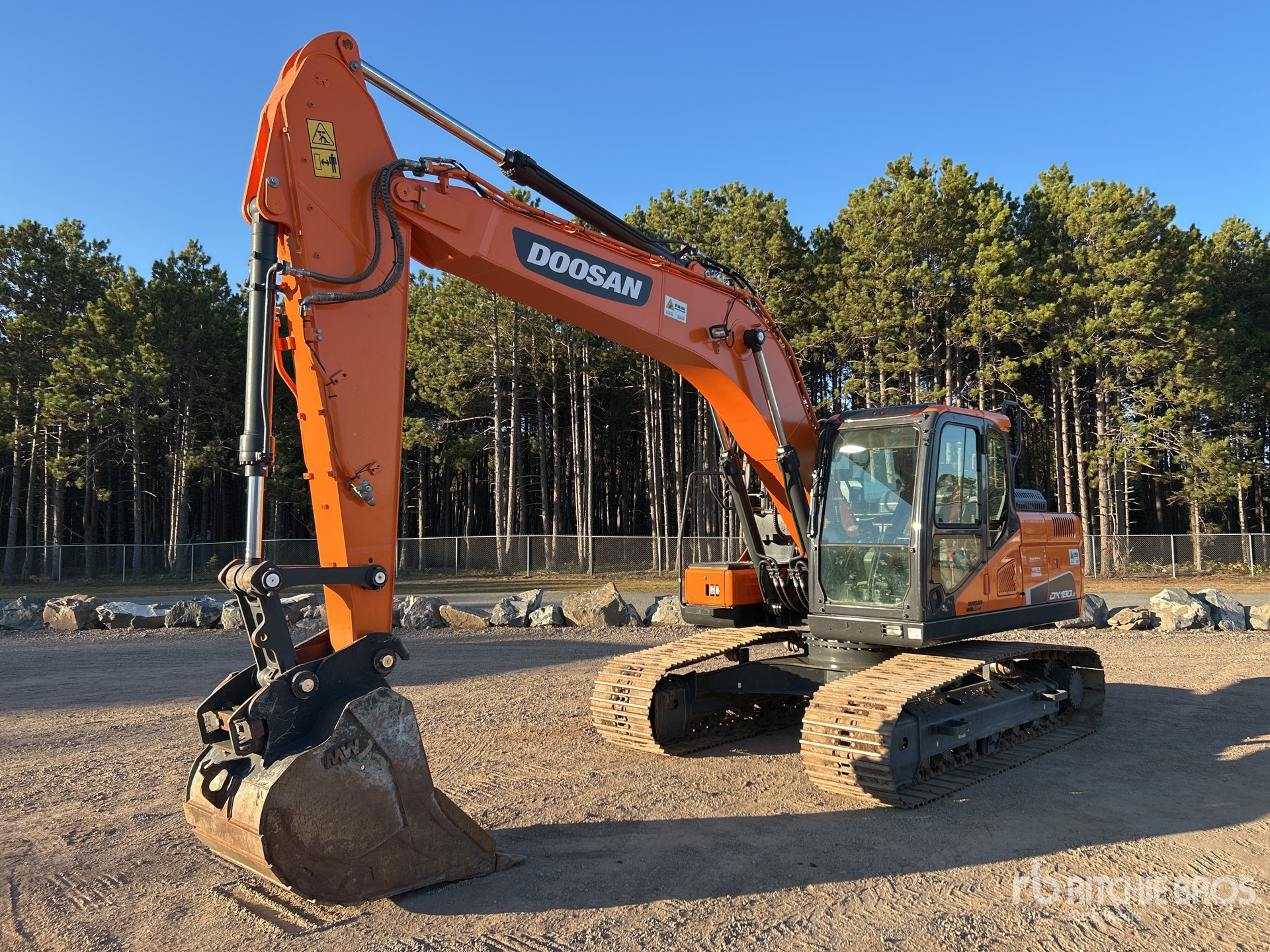 2022 Doosan DX180LC-5 Tracked Excavator