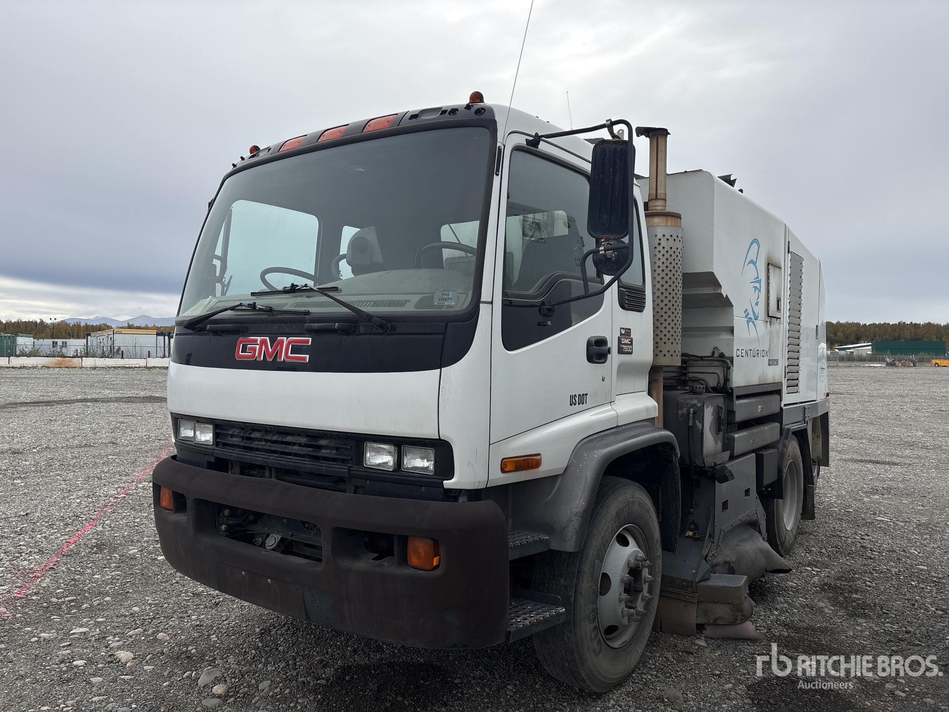Tennant Centurion on 2002 GMC T Sweeper Truck