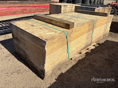 Quantity of 10 ft x 4 ft OSB Lumber