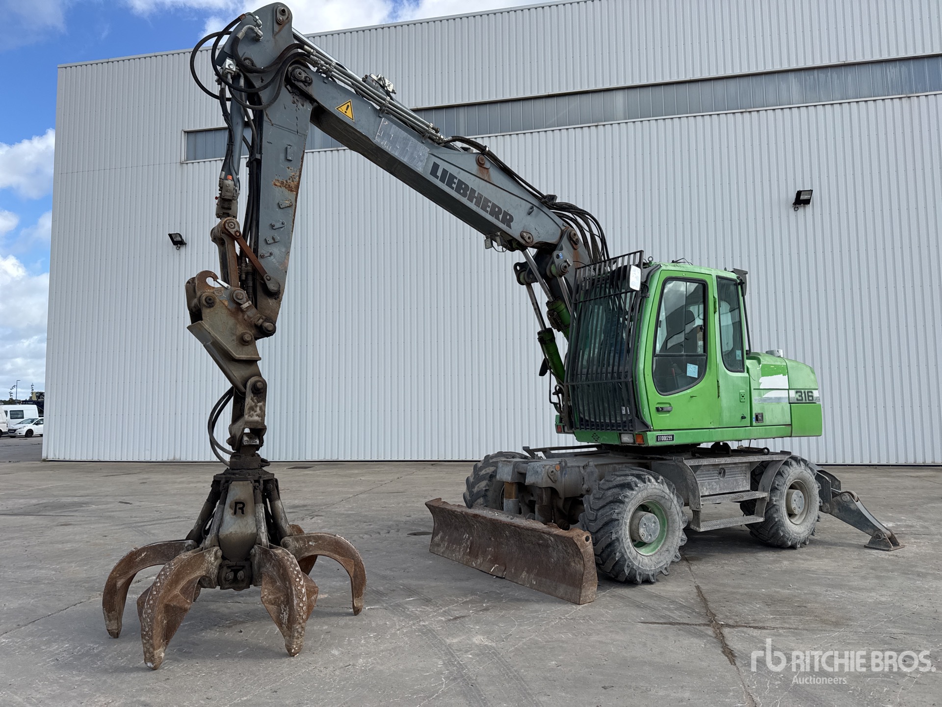 2011 Liebherr A 316 Litronic  Pelle Sur Pneus Wheel Excavator