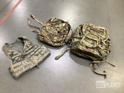 (12) Assault Packs, (45) Fighting Load Carriers & Assorted Items
