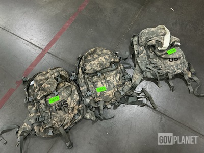 (26) Assault Packs, (8) Fighting Load Carriers & Assorted Items
