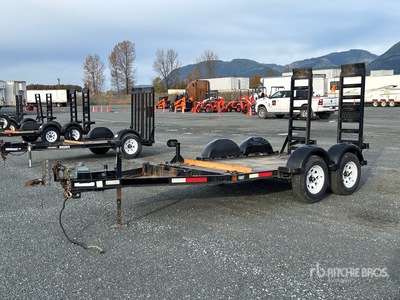 2018 Miska 5X10UT 10 ft T/A Remolque Portamaquinaria