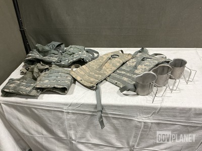 (140) Fighting Load Carriers, (80) Hydration Carriers & (22) Water Canteen Cups