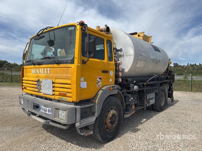 1995 Acmar on 1995 Renault 4x2 Crew Cab Repandeuse A Bitume شاحنة توزيع أسفلت