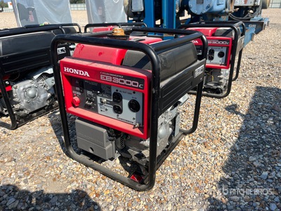 Honda EB3000c 3 kVA Skid-Mounted 3000 Watt Generator (Inoperable)