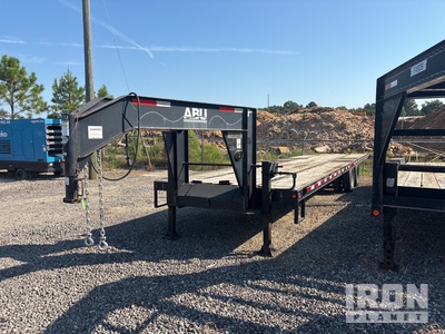 2017 ABU Gooseneck 32 ft x 102 in T/A Van Trailer