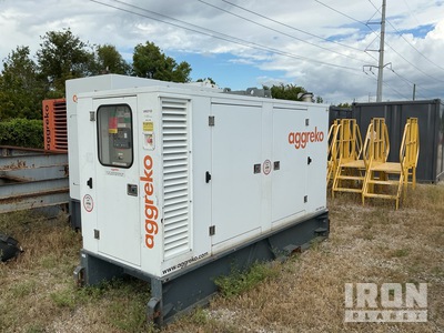 Aggreko 67 kW Skid-Mounted Stand-By Groupe électrogène
