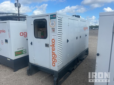 2011 Aggreko 125 kW Skid-Mounted Stand-By Generator Set