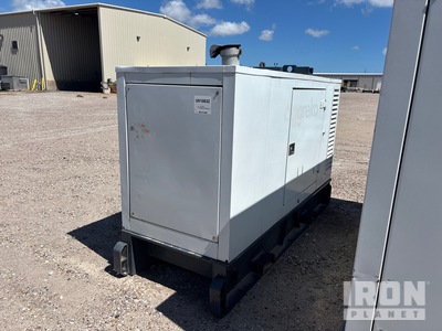 2010 Aggreko 75 kW Skid-Mounted Stand-By Generator Set