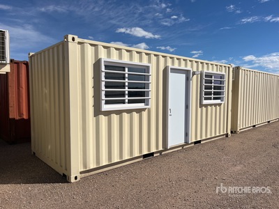 2025 20 ft x 8 ft Skid-Mounted Storage Container Transportierbare Büros (Unused)