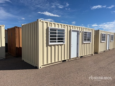 2025 20 ft x 8 ft Skid-Mounted Storage Container Transportierbare Büros (Unused)