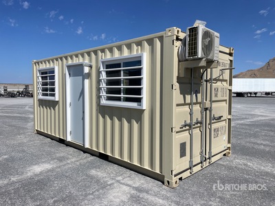 2025 20 ft x 8 ft Skid-Mounted Storage Container Mobiel kantoor (Unused)