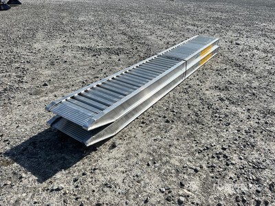 Quantity of (2) 2025 C.L.M 85.25 Aluminium Loading Ramps (Unused)