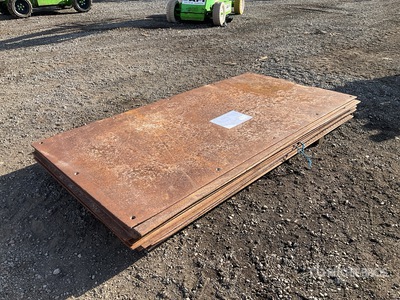 Quantity of (10) 8x4 Road Plates